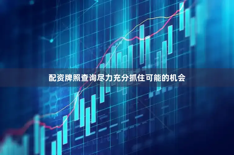 配资牌照查询尽力充分抓住可能的机会